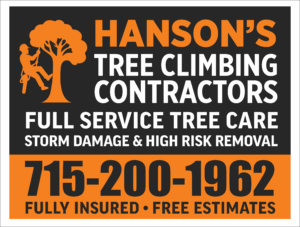 SS Save for Portfolio Hanson's Tree Yard Sign